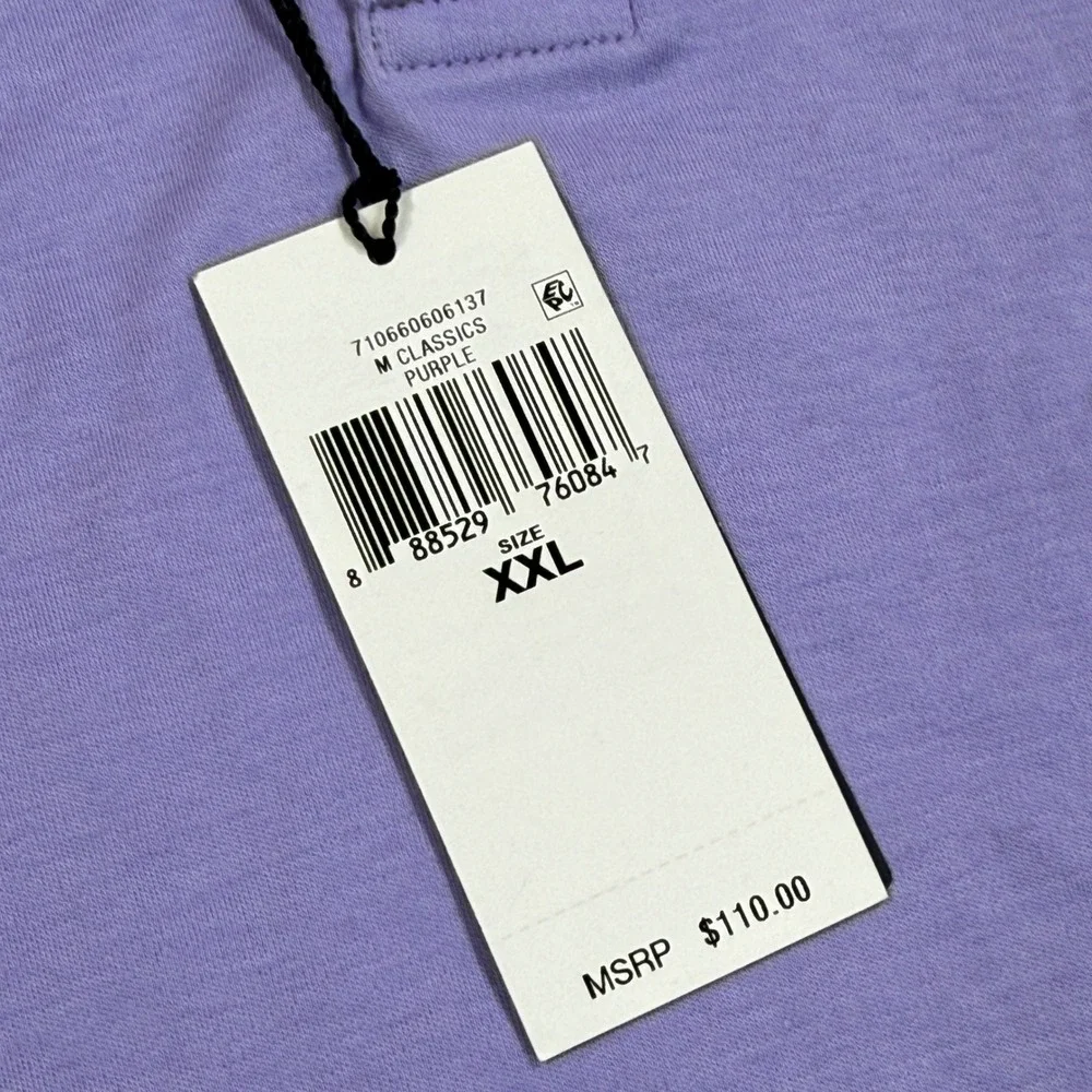 Polo Ralph Lauren Mens Size XXL Polo Shirt Purple Classic Fit Cotton NWT